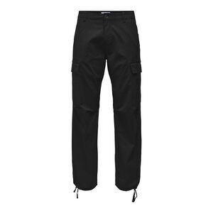 Only Mens Cargo Pants / Black